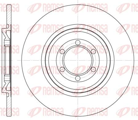 Remsa 6139.00 - Гальмівний диск autocars.com.ua