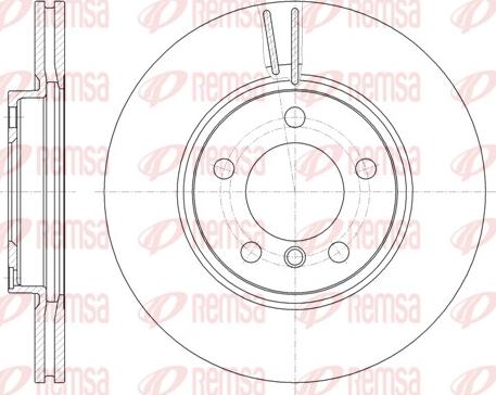 Remsa 61440.10 - Тормозной диск avtokuzovplus.com.ua