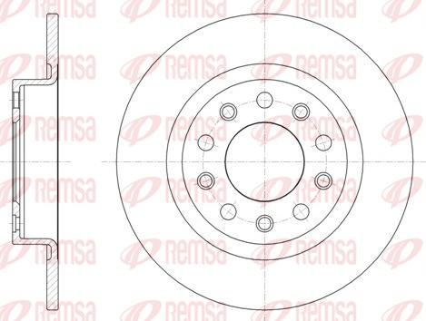 Remsa 61445.00 - Тормозной диск avtokuzovplus.com.ua