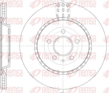 Remsa 61492.10 - Тормозной диск avtokuzovplus.com.ua