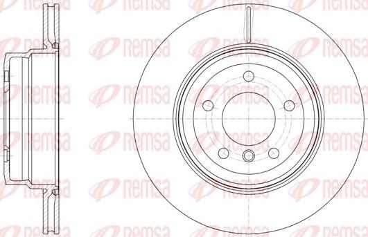 Remsa 61494.10 - Тормозной диск avtokuzovplus.com.ua