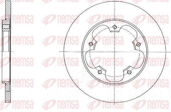 Remsa 61567.00 - Тормозной диск autodnr.net