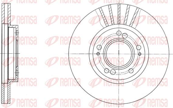 Remsa 61678.10 - Тормозной диск autodnr.net