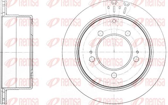 Remsa 61693.10 - Тормозной диск avtokuzovplus.com.ua