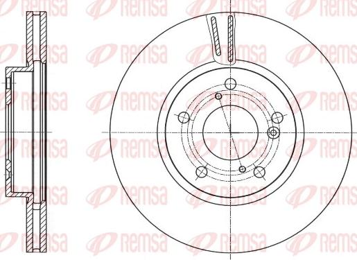 Remsa 61755.10 - Тормозной диск autodnr.net