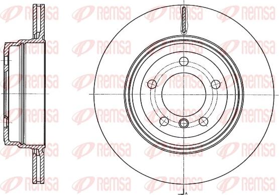 Remsa 61763.10 - Тормозной диск avtokuzovplus.com.ua