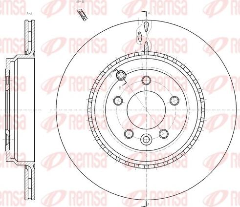 Remsa 61867.10 - Тормозной диск autodnr.net