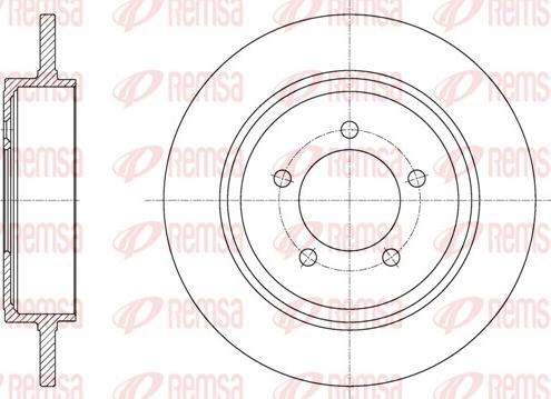 Remsa 61933.00 - Тормозной диск avtokuzovplus.com.ua