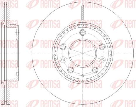 Remsa 61936.10 - Тормозной диск avtokuzovplus.com.ua