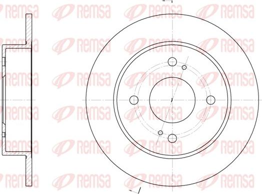 Remsa 61978.00 - Тормозной диск avtokuzovplus.com.ua