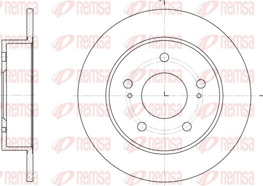 Remsa 61979.00 - Тормозной диск avtokuzovplus.com.ua