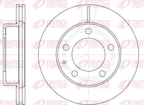 Remsa 6203.10 - Тормозной диск avtokuzovplus.com.ua