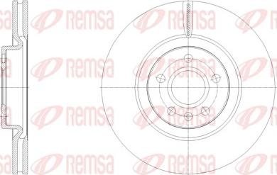 Remsa 62129.10 - Тормозной диск avtokuzovplus.com.ua