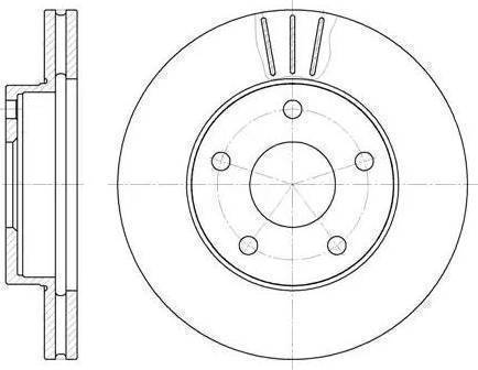 BOSCH 986478195 - Тормозной диск avtokuzovplus.com.ua