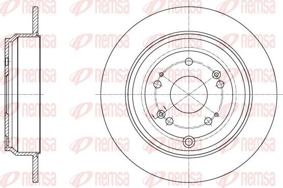 Remsa 62515.00 - Тормозной диск autodnr.net