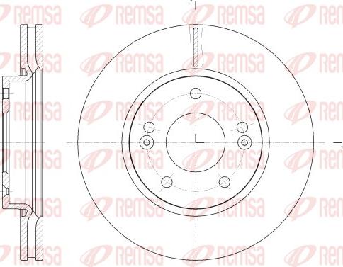 Remsa 62523.10 - Тормозной диск autodnr.net