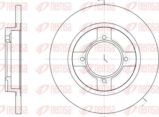 Remsa 6396.00 - Тормозной диск autodnr.net