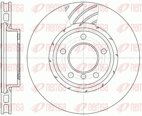 Remsa 6508.11 - Тормозной диск avtokuzovplus.com.ua