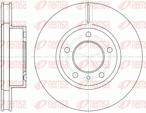 Remsa 6802.10 - Тормозной диск avtokuzovplus.com.ua