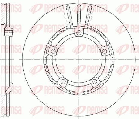 Blue Print ADG043115 - Гальмівний диск autocars.com.ua