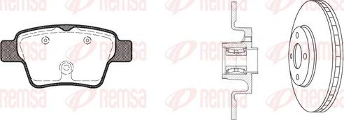 Remsa 81138.21 - Дисковый тормозной механизм, комплект avtokuzovplus.com.ua