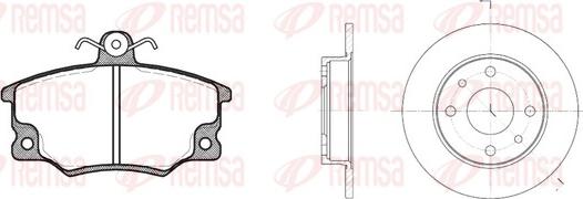 Remsa 8146.00 - Дисковый тормозной механизм, комплект autodnr.net