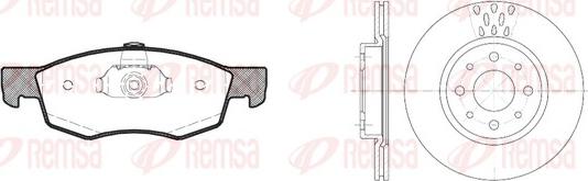 Remsa 8172.00 - Дисковый тормозной механизм, комплект avtokuzovplus.com.ua