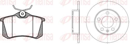 Remsa 8263.04 - Дисковый тормозной механизм, комплект avtokuzovplus.com.ua