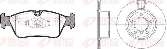 Remsa 8384.03 - Дисковый тормозной механизм, комплект avtokuzovplus.com.ua