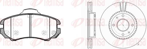 Remsa 8953.01 - Дисковый тормозной механизм, комплект avtokuzovplus.com.ua