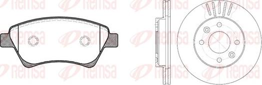 Remsa 8976.00 - Комплект гальм, дисковий гальмівний механізм autocars.com.ua