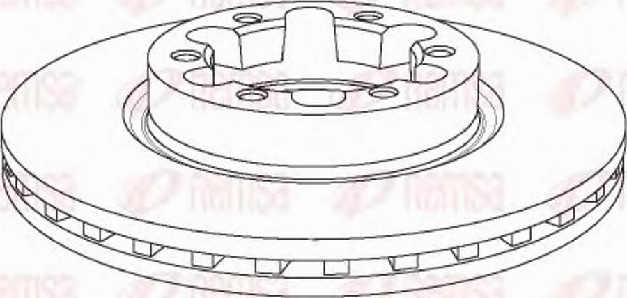 Remsa DCA1145.20 - Тормозной диск autodnr.net