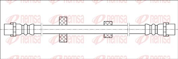 Remsa G1900.42 - Тормозной шланг autodnr.net
