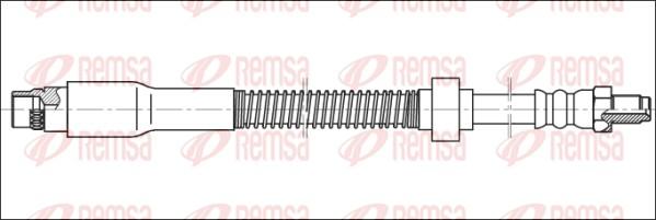 Remsa G1901.34 - Гальмівний шланг autocars.com.ua