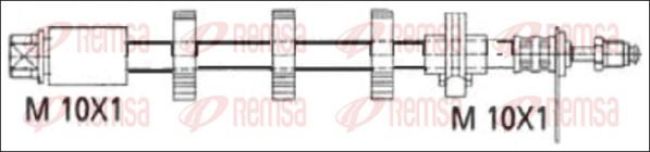 Remsa G1901.67 - Тормозной шланг autodnr.net