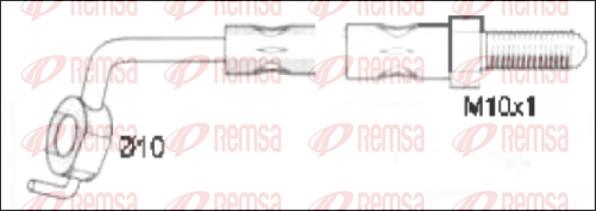 Remsa G1903.92 - Тормозной шланг avtokuzovplus.com.ua