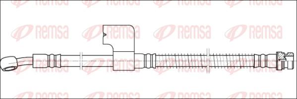 Remsa G1904.46 - Гальмівний шланг autocars.com.ua