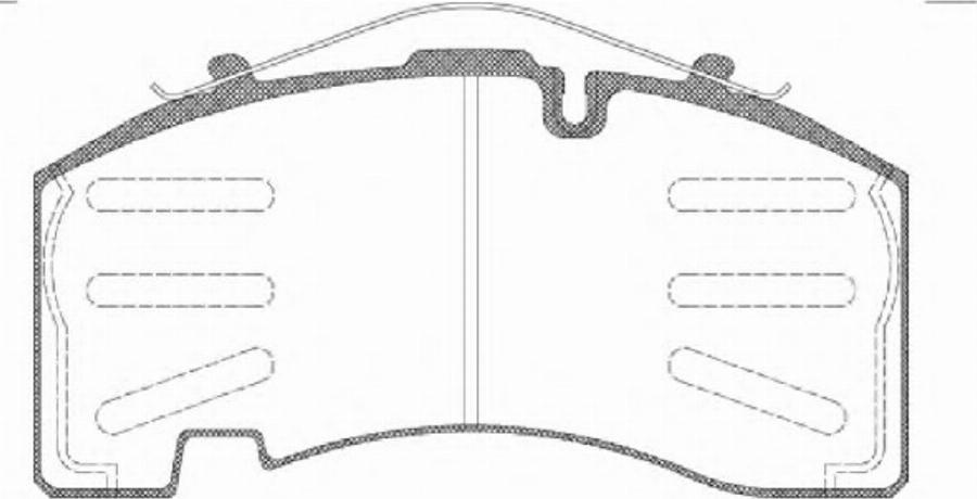 Remsa JCA 1074.00 - Тормозные колодки, дисковые, комплект autodnr.net