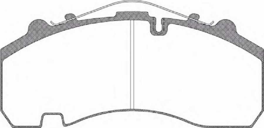 Remsa JCA 1076.00 - Тормозные колодки, дисковые, комплект autodnr.net