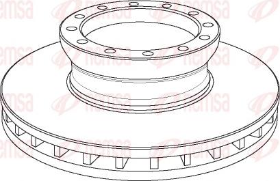 Roadhouse DSX1139.20 - Гальмівний диск autocars.com.ua