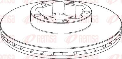 Remsa NCA1148.20 - Тормозной диск avtokuzovplus.com.ua