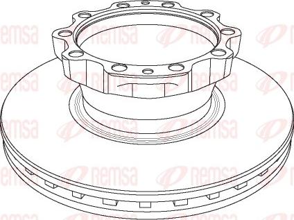 Imex IMX 81 50803 0063 S - Гальмівний диск autocars.com.ua