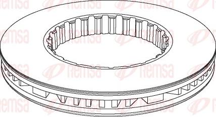 Volvo 020515097 - Тормозной диск avtokuzovplus.com.ua