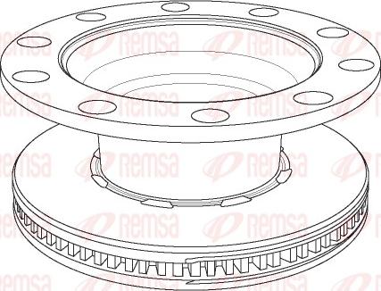 DT Spare Parts 4057795407022 - Тормозной диск avtokuzovplus.com.ua