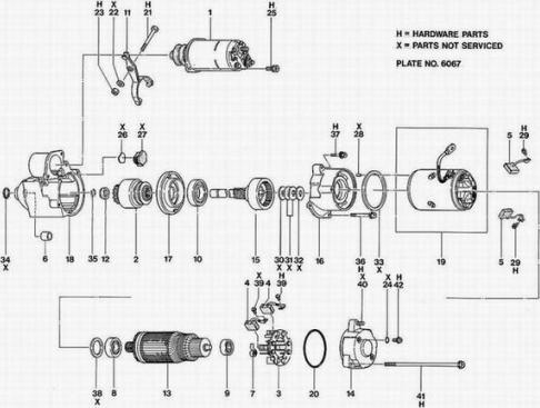 Remy 10465043 - Стартер autocars.com.ua