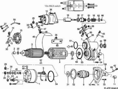 Remy 10478832 - Стартер autocars.com.ua