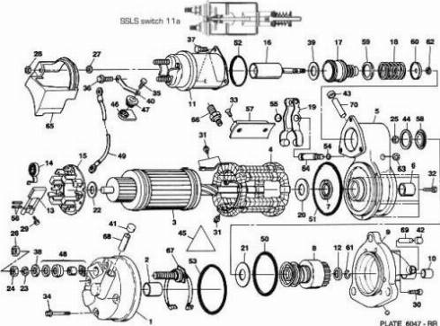 Remy 10478890 - Стартер autocars.com.ua