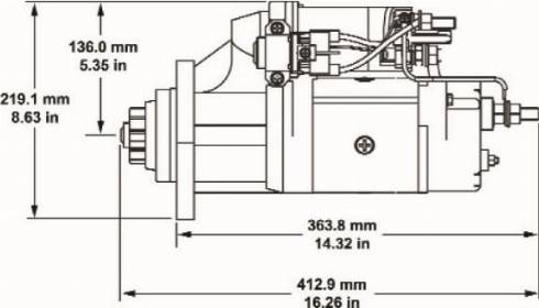 Remy 19011517 - Стартер autocars.com.ua