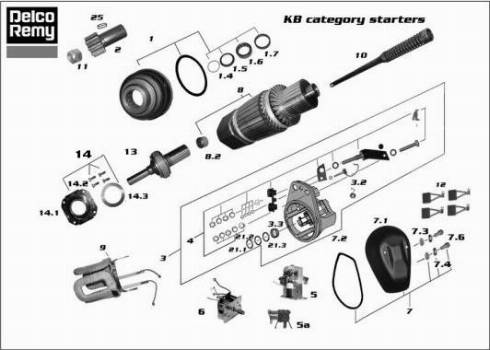 Remy 19024038 - Стартер autocars.com.ua