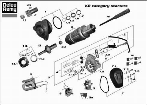 Remy 19024140 - Стартер autocars.com.ua